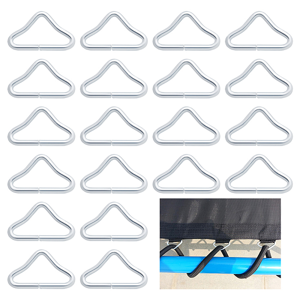 PandaHall CHGCRAFT 24Pcs Buckles V-Shaped Ring Triangle Ring for Strap Craft DIY Trampoline Replacement Parts Bag Trampoline Mat Craft Iron...
PandaHall CHGCRAFT 24Pcs Buckles V-Shaped Ring Triangle Ring for Strap Craft DIY Trampoline Replacement Parts Bag Trampoline Mat Craft Iron...