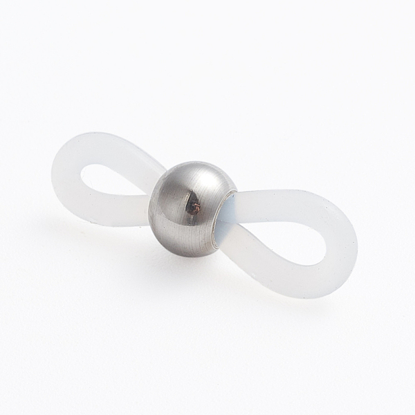 PandaHall Eyeglass Holders, Glasses Rubber Loop Ends, with 302 Stainless Steel Findings, Long-Lasting Plated, White, 20x7x2~6mm, Hole: 3x2mm...
PandaHall Eyeglass Holders, Glasses Rubber Loop Ends, with 302 Stainless Steel Findings, Long-Lasting Plated, White, 20x7x2~6mm, Hole: 3x2mm...