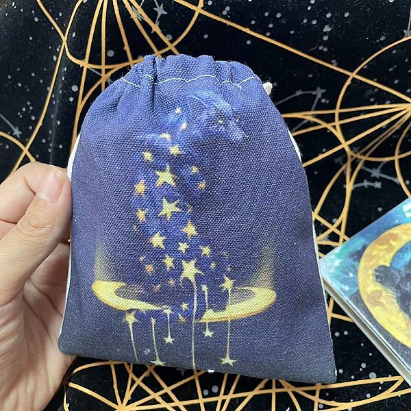 PandaHall Cloth Tarot Cards Storage Drawstring Bags, Tarot Desk Storage Holder, Rectangle, Wolf, 160~165x135mm Cloth Wolf
PandaHall Cloth Tarot Cards Storage Drawstring Bags, Tarot Desk Storage Holder, Rectangle, Wolf, 160~165x135mm Cloth Wolf