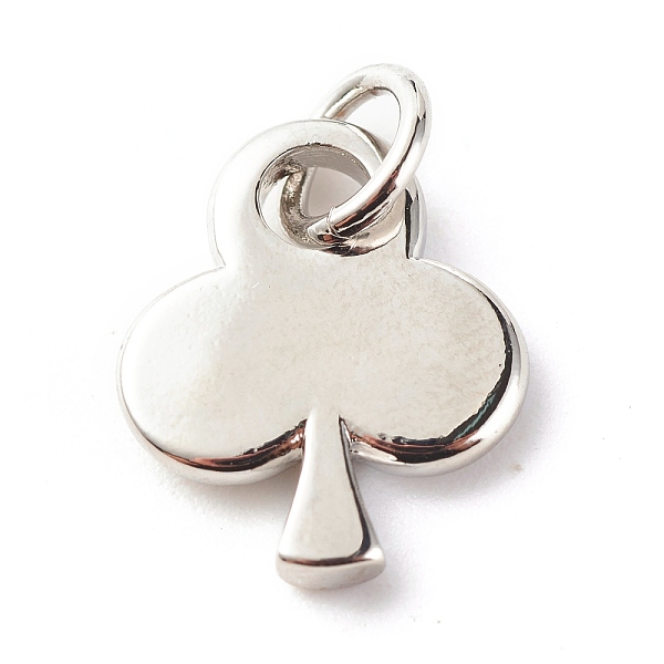 PandaHall Brass Pendants, with Jump Ring, Cadmium Free & Lead Free, Clubs Card, Leaf, Platinum, 18x12x2mm, Hole: 4.4mm Brass Leaf
PandaHall Brass Pendants, with Jump Ring, Cadmium Free & Lead Free, Clubs Card, Leaf, Platinum, 18x12x2mm, Hole: 4.4mm Brass Leaf