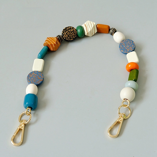 PandaHall Wood & Resin Bead Bag Straps, with Swivel Clasp, Purse Making Supplies, Dodger Blue, 38cm Wood
PandaHall Wood & Resin Bead Bag Straps, with Swivel Clasp, Purse Making Supplies, Dodger Blue, 38cm Wood