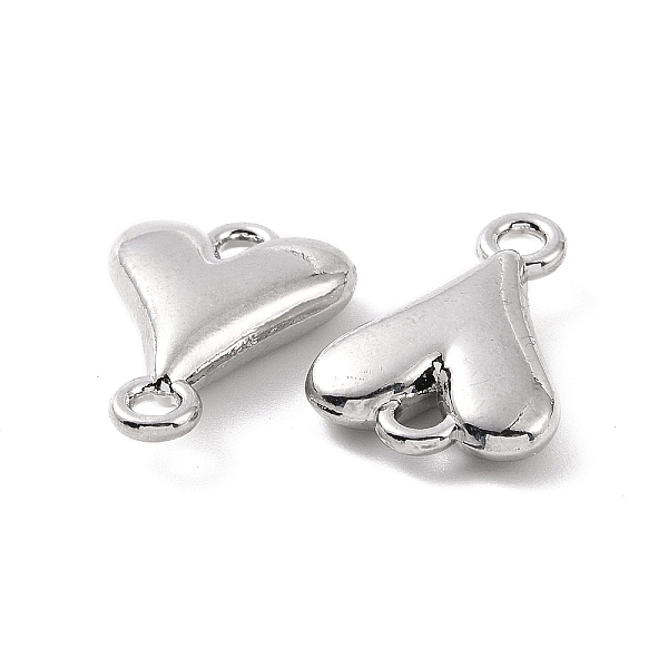 PandaHall Rack Plating Alloy Connector Charms, Heart Links, Platinum, 11.5x17x3.5mm, Hole: 1.8mm Alloy Heart
PandaHall Rack Plating Alloy Connector Charms, Heart Links, Platinum, 11.5x17x3.5mm, Hole: 1.8mm Alloy Heart