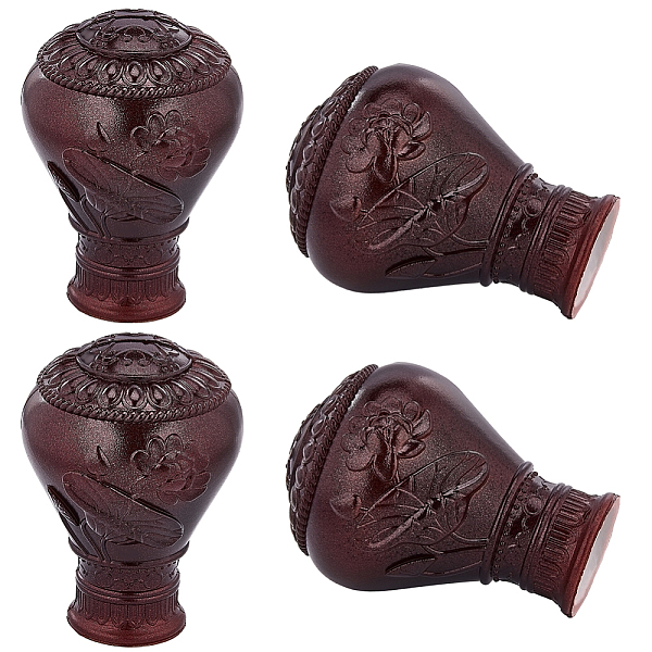 PandaHall GORGECRAFT 4PCS Platic Window Curtain Rod Covers Ends Curtain Caps 27.8mm Inner Diameter Coconut Brown Round Drapery Pole Finials...
PandaHall GORGECRAFT 4PCS Platic Window Curtain Rod Covers Ends Curtain Caps 27.8mm Inner Diameter Coconut Brown Round Drapery Pole Finials...