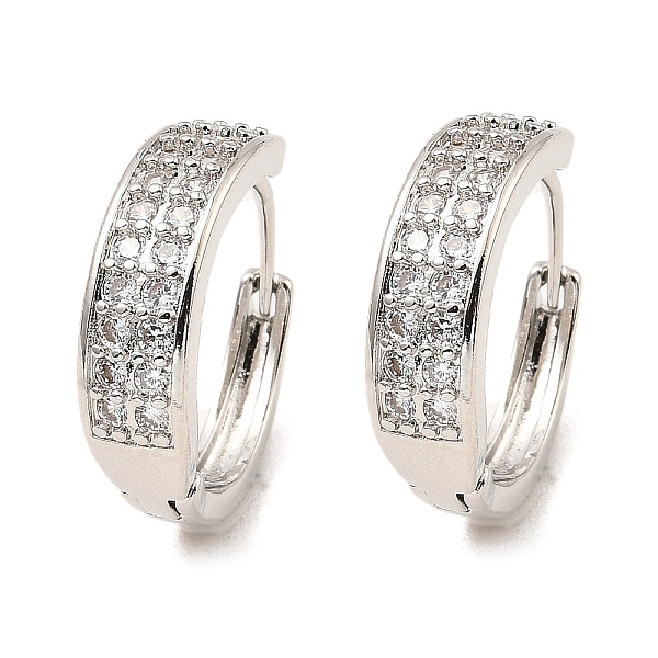 PandaHall Brass Micro Pave Cubic Zirconia Hoop Earrings, Round, Platinum, 19.5x5.5mm Cubic Zirconia Round Clear
PandaHall Brass Micro Pave Cubic Zirconia Hoop Earrings, Round, Platinum, 19.5x5.5mm Cubic Zirconia Round Clear