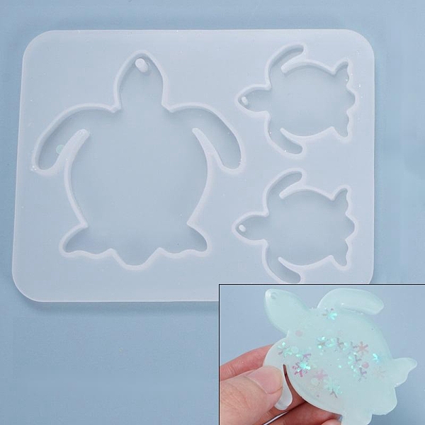 PandaHall Turtle Pendant Silhouette Silicone Molds, Resin Casting Molds, For UV Resin, Epoxy Resin Jewelry Making, White, 85x110.5x5.5mm...
PandaHall Turtle Pendant Silhouette Silicone Molds, Resin Casting Molds, For UV Resin, Epoxy Resin Jewelry Making, White, 85x110.5x5.5mm...