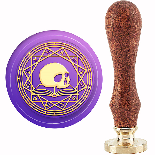PandaHall CRASPIRE Skeleton Wax Seal Stamp Constellation Wax Stamp 30mm/1.18inch Removable Brass Head Sealing Stamp with Wooden Handle for...
PandaHall CRASPIRE Skeleton Wax Seal Stamp Constellation Wax Stamp 30mm/1.18inch Removable Brass Head Sealing Stamp with Wooden Handle for...