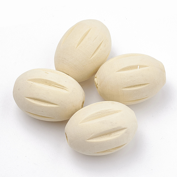 PandaHall Natural Unfinished Wood Beads, Lead Free, Macrame Beads Large Hole, Oval, Moccasin, 29.5~30x21mm, Hole: 4~5mm Wood Oval Gold
PandaHall Natural Unfinished Wood Beads, Lead Free, Macrame Beads Large Hole, Oval, Moccasin, 29.5~30x21mm, Hole: 4~5mm Wood Oval Gold