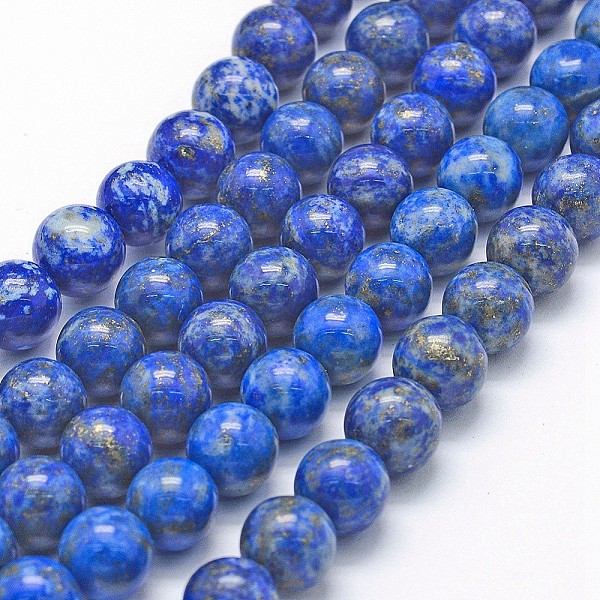 PandaHall Natural Lapis Lazuli Beads Strands, Round, 8mm, Hole: 1mm, about 49pcs/strand, 15.7 inch(40cm) Lapis Lazuli Round
PandaHall Natural Lapis Lazuli Beads Strands, Round, 8mm, Hole: 1mm, about 49pcs/strand, 15.7 inch(40cm) Lapis Lazuli Round