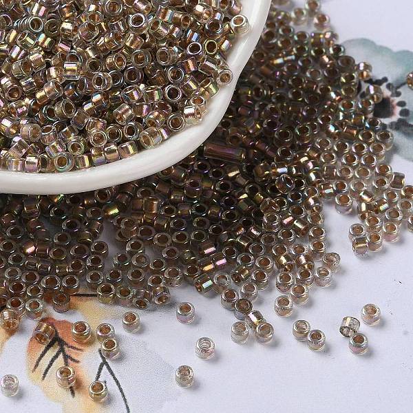 PandaHall Glass Seed Beads, Opaque Colours Rainbow, Cylinder, Coffee, 2.5x2mm, Hole: 1.4mm Glass Brown
PandaHall Glass Seed Beads, Opaque Colours Rainbow, Cylinder, Coffee, 2.5x2mm, Hole: 1.4mm Glass Brown