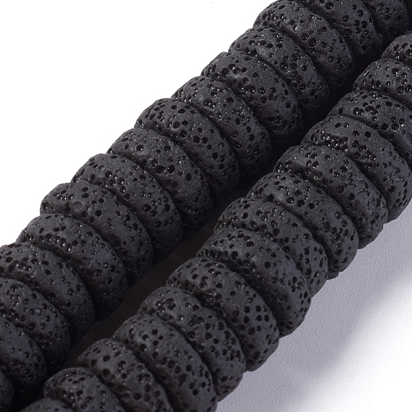 PandaHall Natural Lava Rock Beads Strands, Dyed, Flat Round/Disc, Black, 15~16x5~6mm, Hole: 2mm, about 34 pcs/Strand, 7.80''(19.8 cm) Lava...
PandaHall Natural Lava Rock Beads Strands, Dyed, Flat Round/Disc, Black, 15~16x5~6mm, Hole: 2mm, about 34 pcs/Strand, 7.80''(19.8 cm) Lava...