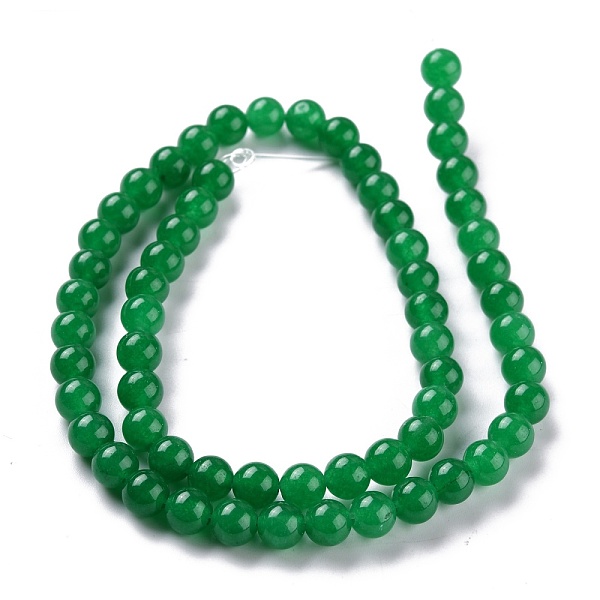 PandaHall Natural White Jade Beads, Round, Dyed, Sea Green, 6mm, Hole: 1mm, about 58~61pcs/strand, 37.5~38.5cm White Jade Round
PandaHall Natural White Jade Beads, Round, Dyed, Sea Green, 6mm, Hole: 1mm, about 58~61pcs/strand, 37.5~38.5cm White Jade Round