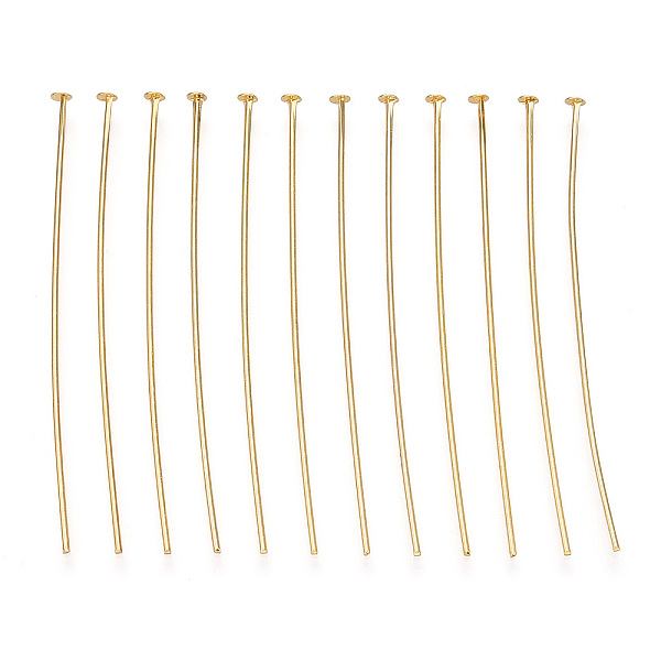 PandaHall Brass Flat Head Pins, Long-Lasting Plated, Real Gold Plated, Nickel Free, Real 18K Gold Plated, 51x0.7mm, head: 2mm, 263pcs/bag....
PandaHall Brass Flat Head Pins, Long-Lasting Plated, Real Gold Plated, Nickel Free, Real 18K Gold Plated, 51x0.7mm, head: 2mm, 263pcs/bag....