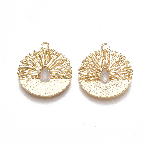 PandaHall Brass Filigree Pendants, Nickel Free, Real 18K Gold Plated, with Cubic Zirconia, Flat Round, Clear, 21x19x2.5mm, Hole: 1.6mm...
PandaHall Brass Filigree Pendants, Nickel Free, Real 18K Gold Plated, with Cubic Zirconia, Flat Round, Clear, 21x19x2.5mm, Hole: 1.6mm...