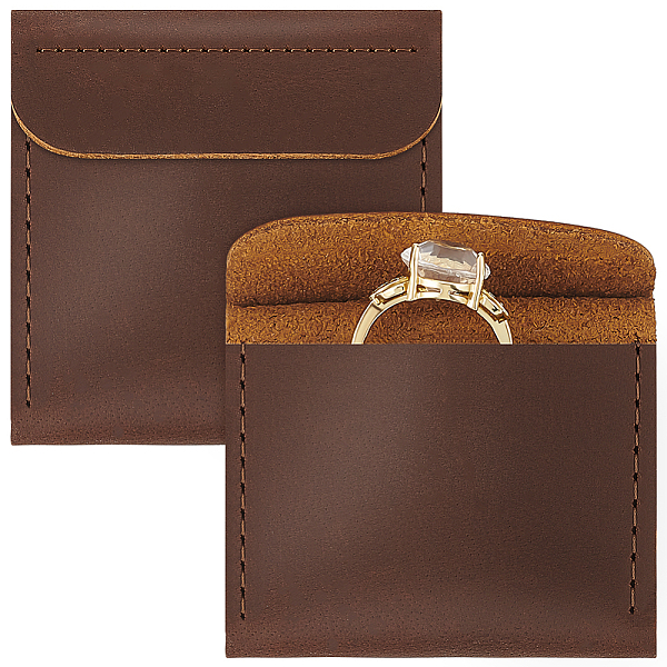 PandaHall FINGERINSPIRE 2 Pcs Jewelry Pouches for Rings Square Camel Engagement Ring Pouch 2.3Inch Leather Ring Pouch Leather Ring Holder..., Brown
PandaHall FINGERINSPIRE 2 Pcs Jewelry Pouches for Rings Square Camel Engagement Ring Pouch 2.3Inch Leather Ring Pouch Leather Ring Holder..., Brown