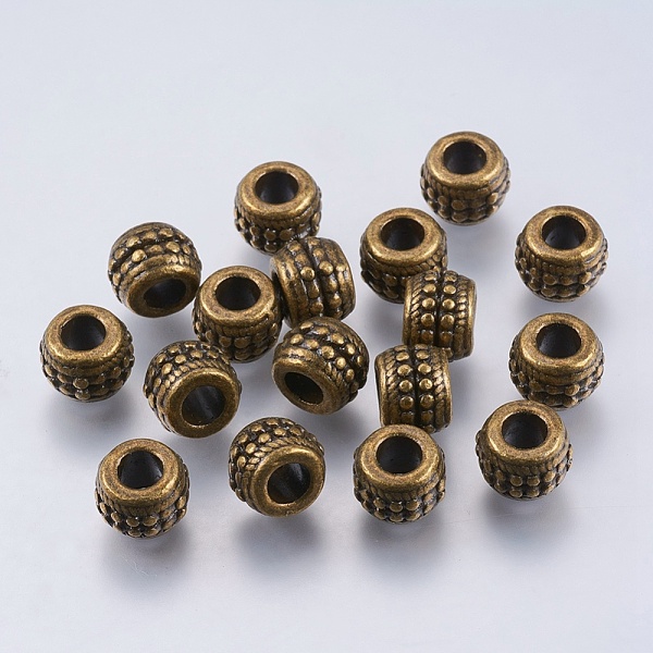 PandaHall Large Hole Beads, Alloy European Beads, Antique Bronze, Lead Free and Cadmium Free & Nickel Free, 9.5x7mm, Hole: 4mm Alloy Others
PandaHall Large Hole Beads, Alloy European Beads, Antique Bronze, Lead Free and Cadmium Free & Nickel Free, 9.5x7mm, Hole: 4mm Alloy Others