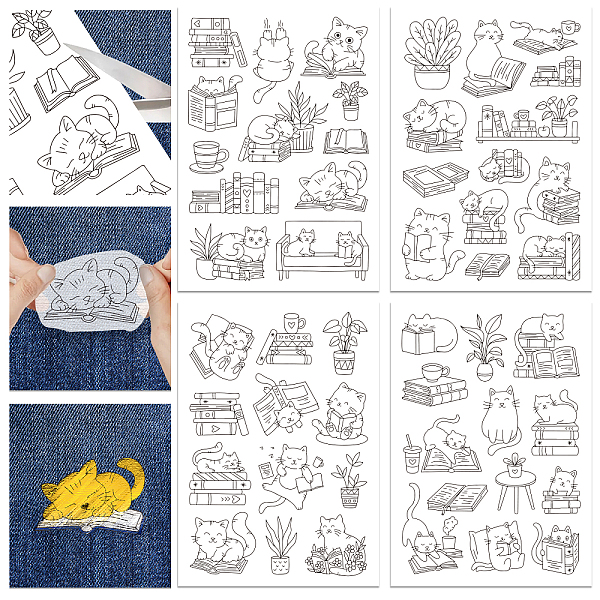 PandaHall GLOBLELAND 4 Sheets Book Reading Cat Stick and Stitch Water Soluble Stabilizer for Embroidery Adhesive Hand Sewing Stabilizers...
PandaHall GLOBLELAND 4 Sheets Book Reading Cat Stick and Stitch Water Soluble Stabilizer for Embroidery Adhesive Hand Sewing Stabilizers...