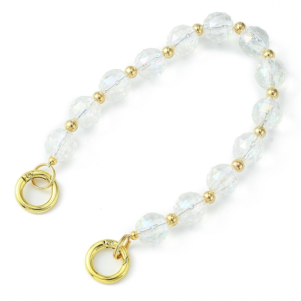 PandaHall Acrylic & CCB Plastic Beaded Bag Straps, with Alloy Spring Gate Rings, for Bag, Phone Decoration, Round, 30.7cm Acrylic Round
PandaHall Acrylic & CCB Plastic Beaded Bag Straps, with Alloy Spring Gate Rings, for Bag, Phone Decoration, Round, 30.7cm Acrylic Round