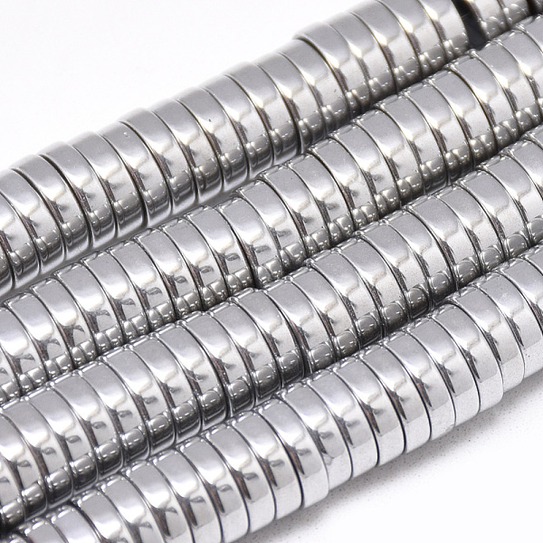 PandaHall Electroplate Non-magnetic Synthetic Hematite Beads Strands, Heishi Beads, Flat Round/Disc, Platinum Plated, 10x2mm, Hole: 1mm...
PandaHall Electroplate Non-magnetic Synthetic Hematite Beads Strands, Heishi Beads, Flat Round/Disc, Platinum Plated, 10x2mm, Hole: 1mm...