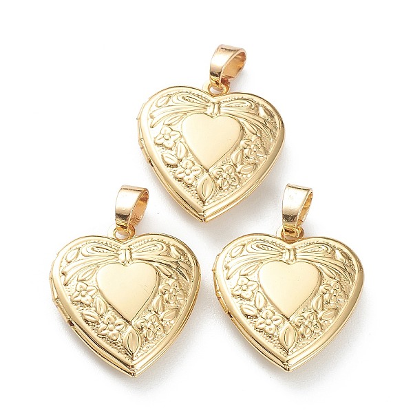 PandaHall Brass Locket Pendants, Photo Frame Pendants for Necklaces, Long-Lasting Plated, Heart with Bowknot, Real 18K Gold Plated...
PandaHall Brass Locket Pendants, Photo Frame Pendants for Necklaces, Long-Lasting Plated, Heart with Bowknot, Real 18K Gold Plated...