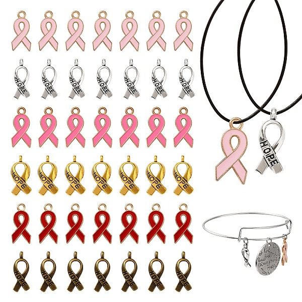 PandaHall 120Pcs 6 Style Alloy & Enamel Pendants, Awareness Ribbon Shape, Mixed Color, 19~19.5x7.5~9.5x2~4mm, Hole: 2mm, 20pcs/style..., Multicolor
PandaHall 120Pcs 6 Style Alloy & Enamel Pendants, Awareness Ribbon Shape, Mixed Color, 19~19.5x7.5~9.5x2~4mm, Hole: 2mm, 20pcs/style..., Multicolor
