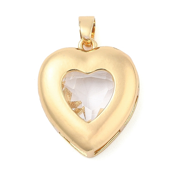 PandaHall Rack Plating Brass Pendants, Glass Charms, Long-Lasting Plated, Cadmium Free & Lead Free, Real 18K Gold Plated, Heart, Clear...
PandaHall Rack Plating Brass Pendants, Glass Charms, Long-Lasting Plated, Cadmium Free & Lead Free, Real 18K Gold Plated, Heart, Clear...