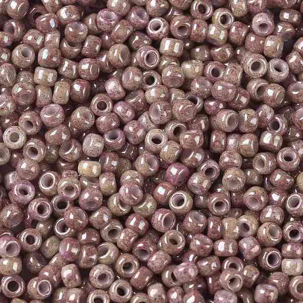 PandaHall TOHO Round Seed Beads, Japanese Seed Beads, (1201) Opaque Beige Pink Marbled, 8/0, 3mm, Hole: 1mm, about 1110pcs/50g Glass Pink
PandaHall TOHO Round Seed Beads, Japanese Seed Beads, (1201) Opaque Beige Pink Marbled, 8/0, 3mm, Hole: 1mm, about 1110pcs/50g Glass Pink