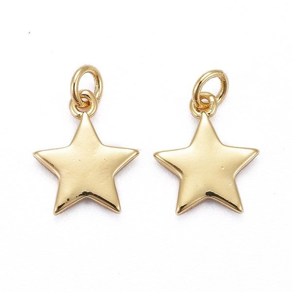 PandaHall Brass Pendants, Long-Lasting Plated, Star, Real 18K Gold Plated, 11.5x10x1.5mm, Jump Ring: 5x0.7mm, Inner Diameter: 1/8 inch...
PandaHall Brass Pendants, Long-Lasting Plated, Star, Real 18K Gold Plated, 11.5x10x1.5mm, Jump Ring: 5x0.7mm, Inner Diameter: 1/8 inch...