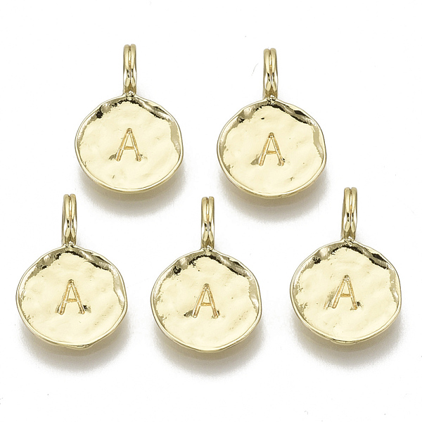 PandaHall Alloy Pendants, Cadmium Free & Nickel Free & Lead Free, Flat Round with Letter, Real 18K Gold Plated, Letter.A, 17x11.5x1.5mm...
PandaHall Alloy Pendants, Cadmium Free & Nickel Free & Lead Free, Flat Round with Letter, Real 18K Gold Plated, Letter.A, 17x11.5x1.5mm...
