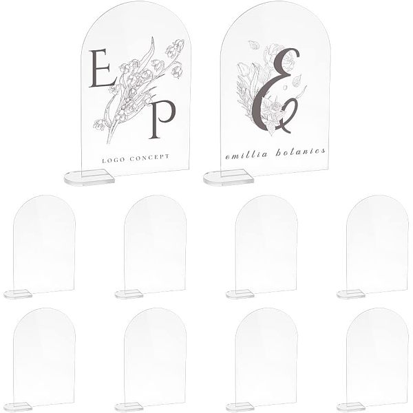 PandaHall Acrylic Table Sign Holders, Blank Place Number Signs, for Wedding, Restaurant, Birthday Party Decorations, Arch, Clear...
PandaHall Acrylic Table Sign Holders, Blank Place Number Signs, for Wedding, Restaurant, Birthday Party Decorations, Arch, Clear...