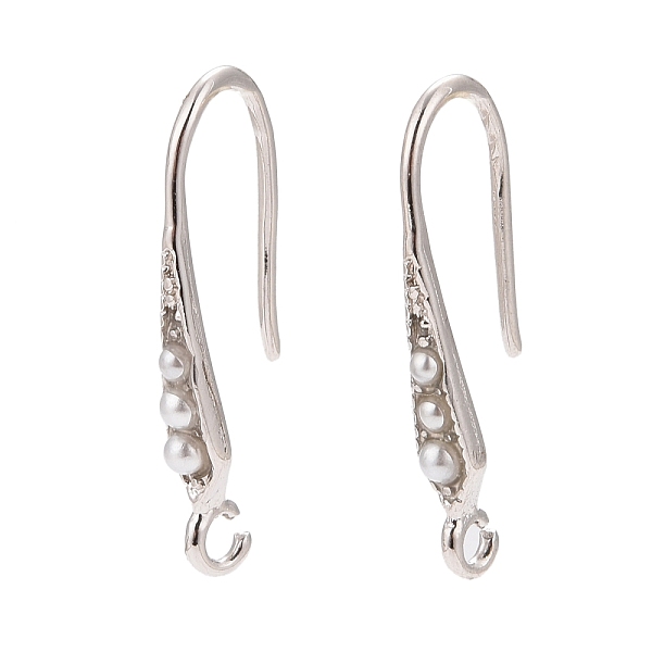 PandaHall Rack Plating Brass Earring Hooks, with Acrylic & Vertical Loop, Cadmium Free & Lead Free & Nickle Free, Real Platinum Plated..., White
PandaHall Rack Plating Brass Earring Hooks, with Acrylic & Vertical Loop, Cadmium Free & Lead Free & Nickle Free, Real Platinum Plated..., White