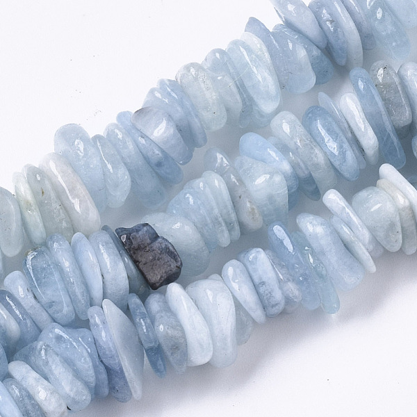 PandaHall Natural Aquamarine Beads Strands, Chip, 8~20x6~10x1.5~5mm, Hole: 1mm, about 160~165pcs/strand, 15.7 inch(40cm) Aquamarine Chip
PandaHall Natural Aquamarine Beads Strands, Chip, 8~20x6~10x1.5~5mm, Hole: 1mm, about 160~165pcs/strand, 15.7 inch(40cm) Aquamarine Chip