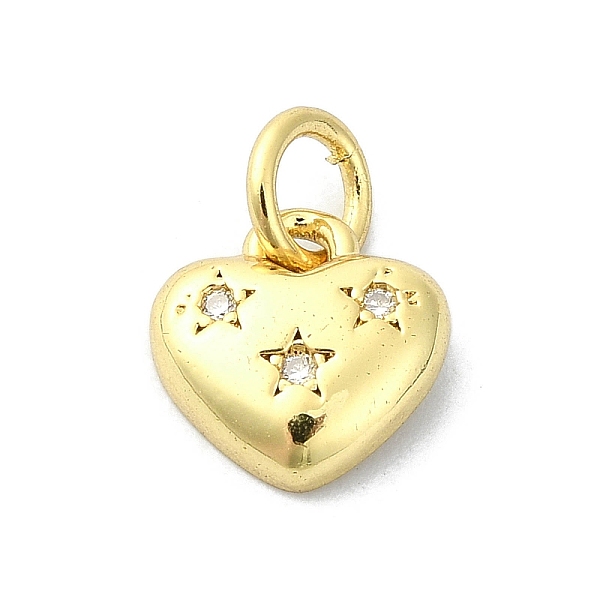 PandaHall Heart Theme Brass Micro Pave Cubic Zirconia Charms, with Jump Ring, Real 18K Gold Plated, Star, 8.5x8.5x2mm, Hole: 3mm Brass+Cubic..., Clear
PandaHall Heart Theme Brass Micro Pave Cubic Zirconia Charms, with Jump Ring, Real 18K Gold Plated, Star, 8.5x8.5x2mm, Hole: 3mm Brass+Cubic..., Clear