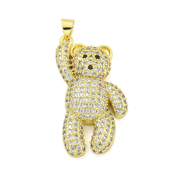 PandaHall Brass Micro Pave Clear Cubic Zirconia Pendants, Real 18K Gold Plated, Bear, Clear, 35x21x6mm, Hole: 4.5x3mm Brass+Cubic Zirconia...
PandaHall Brass Micro Pave Clear Cubic Zirconia Pendants, Real 18K Gold Plated, Bear, Clear, 35x21x6mm, Hole: 4.5x3mm Brass+Cubic Zirconia...