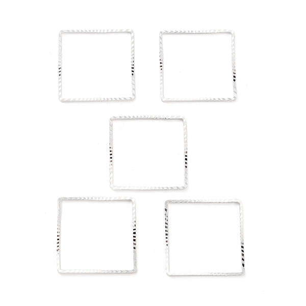 PandaHall Brass Beads Frames, Cadmium Free & Lead Free, Square, 925 Sterling Silver Plated, 20x20x1mm Brass Square
PandaHall Brass Beads Frames, Cadmium Free & Lead Free, Square, 925 Sterling Silver Plated, 20x20x1mm Brass Square