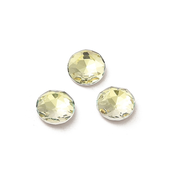 PandaHall Glass Rhinestone Cabochons, Point Back & Back Plated, Faceted, Flat Round, Jonquil, 6x2.7mm Glass Rhinestone Flat Round Yellow
PandaHall Glass Rhinestone Cabochons, Point Back & Back Plated, Faceted, Flat Round, Jonquil, 6x2.7mm Glass Rhinestone Flat Round Yellow