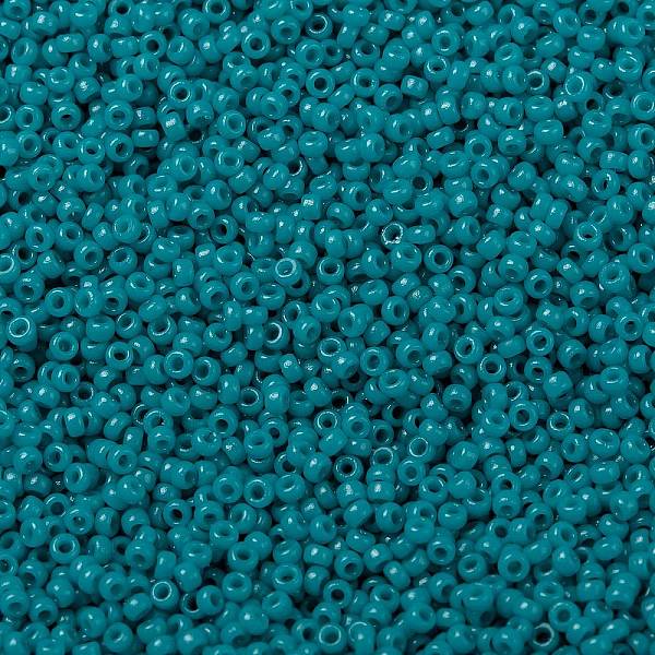 PandaHall MIYUKI Round Rocailles Beads, Japanese Seed Beads, 15/0, (RR4483) Duracoat Dyed Opaque Azure, 1.5mm, Hole: 0.7mm, about..., Cyan
PandaHall MIYUKI Round Rocailles Beads, Japanese Seed Beads, 15/0, (RR4483) Duracoat Dyed Opaque Azure, 1.5mm, Hole: 0.7mm, about..., Cyan