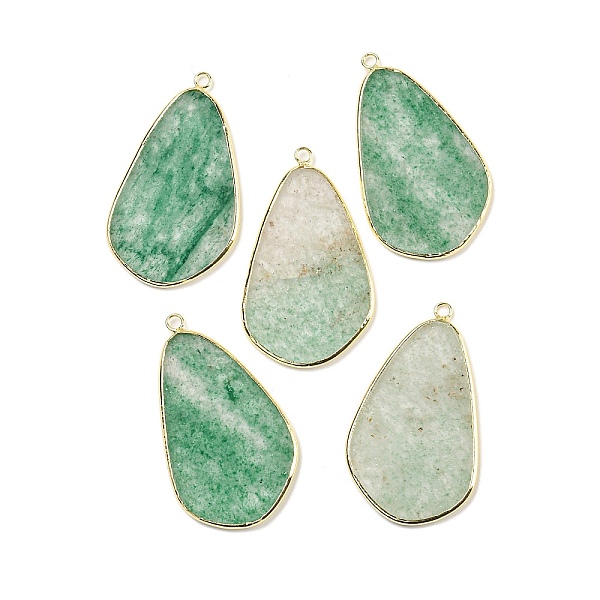 PandaHall Natural Green Strawberry Quartz Pendants, Rack Plating Golden Plated Brass Teardrop Charms, 44x25.5~26x2mm, Hole: 2.2mm Strawberry...
PandaHall Natural Green Strawberry Quartz Pendants, Rack Plating Golden Plated Brass Teardrop Charms, 44x25.5~26x2mm, Hole: 2.2mm Strawberry...
