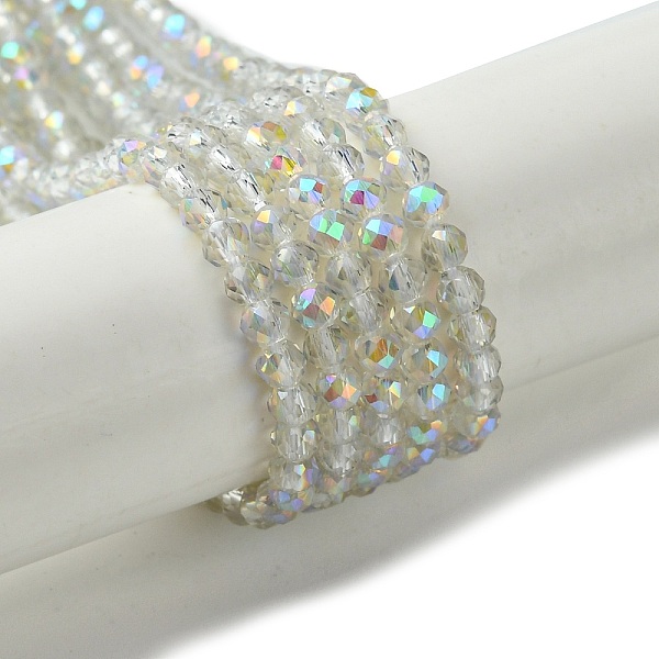 PandaHall Electroplated Glass Beads Strands, Faceted, Full Plated, Round, Clear, 3mm, Hole: 0.8mm, about 143pcs/strand, 14.57''(37cm) Glass...
PandaHall Electroplated Glass Beads Strands, Faceted, Full Plated, Round, Clear, 3mm, Hole: 0.8mm, about 143pcs/strand, 14.57''(37cm) Glass...