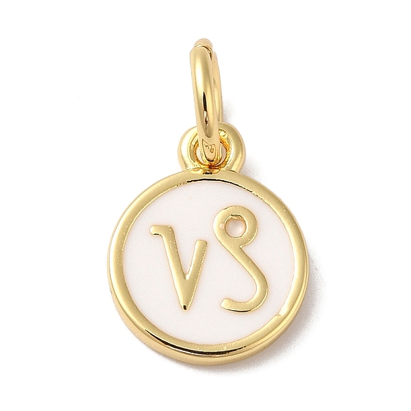 PandaHall Real 18K Gold Plated Brass Enamel Charms, with Jump Ring, Long-Lasting Plated, Lead Free & Cadmium Free, Flat Round with Capricorn..., White
PandaHall Real 18K Gold Plated Brass Enamel Charms, with Jump Ring, Long-Lasting Plated, Lead Free & Cadmium Free, Flat Round with Capricorn..., White