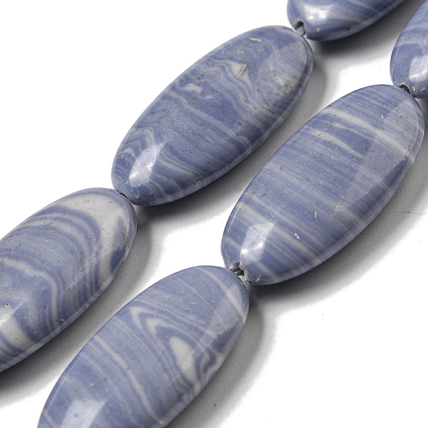 PandaHall Synthetic Blue Lace Agate Beads Strands, Flat Oval, 24~24.5x11.5~12x5mm, Hole: 1mm, about 17pcs/strand, 16.14''(41cm) Blue Lace...
PandaHall Synthetic Blue Lace Agate Beads Strands, Flat Oval, 24~24.5x11.5~12x5mm, Hole: 1mm, about 17pcs/strand, 16.14''(41cm) Blue Lace...