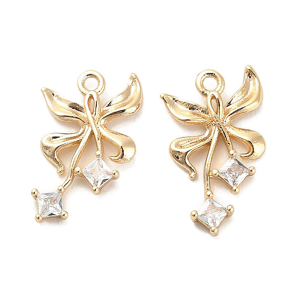 PandaHall Brass Micro Pave Clear Cubic Zirconia Pendants, Bowknot, Real 18K Gold Plated, 16.5x10.5x2mm, Hole: 1.4mm Brass+Cubic Zirconia...
PandaHall Brass Micro Pave Clear Cubic Zirconia Pendants, Bowknot, Real 18K Gold Plated, 16.5x10.5x2mm, Hole: 1.4mm Brass+Cubic Zirconia...