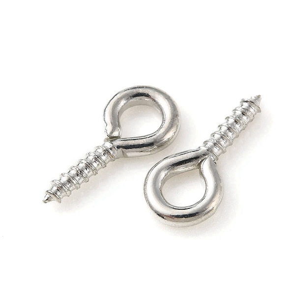 PandaHall 500Pcs Iron Screw Eye Pin Peg Bails, For Half Drilled Beads, Platinum, 10x5x1.2mm, Hole: 2.8mm Iron
PandaHall 500Pcs Iron Screw Eye Pin Peg Bails, For Half Drilled Beads, Platinum, 10x5x1.2mm, Hole: 2.8mm Iron