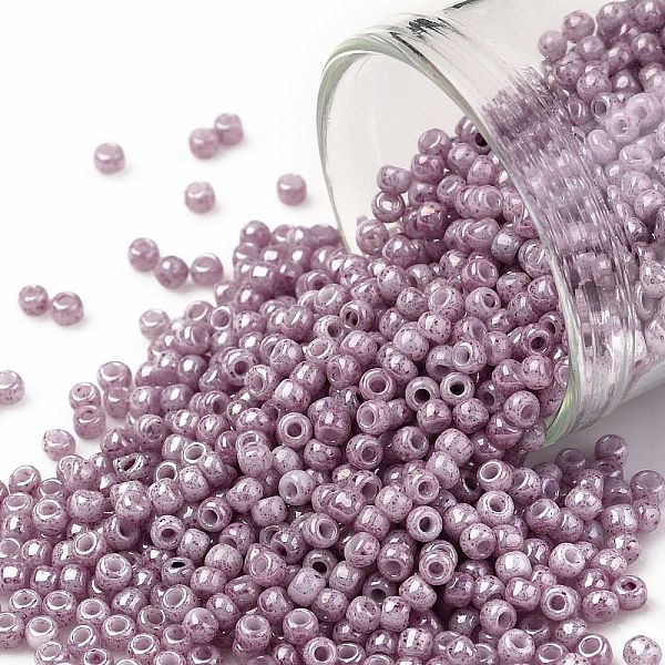 PandaHall TOHO Round Seed Beads, Japanese Seed Beads, (1200) Opaque White Pink Marbled, 11/0, 2.2mm, Hole: 0.8mm, about 1110pcs/10g Glass...
PandaHall TOHO Round Seed Beads, Japanese Seed Beads, (1200) Opaque White Pink Marbled, 11/0, 2.2mm, Hole: 0.8mm, about 1110pcs/10g Glass...