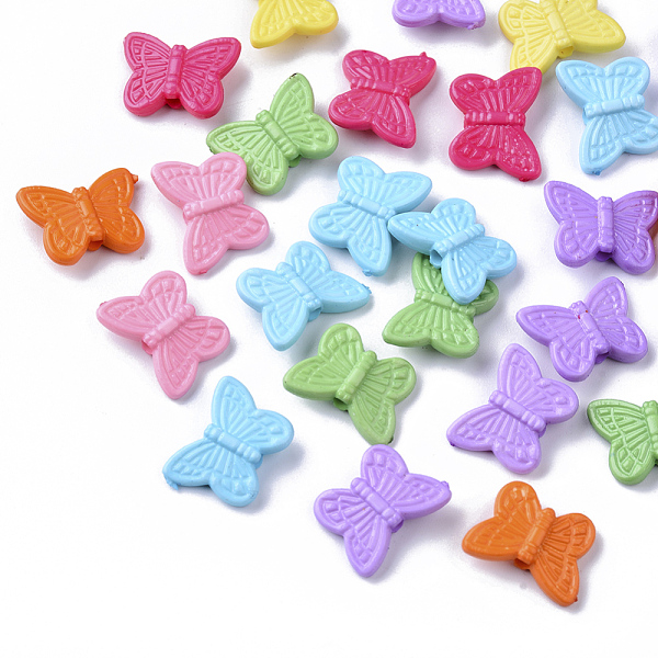 PandaHall Opaque Acrylic Beads, Butterfly, Mixed Color, 14.5x11x4mm, Hole: 1.5mm, about 200pcs/50g Acrylic Butterfly Multicolor
PandaHall Opaque Acrylic Beads, Butterfly, Mixed Color, 14.5x11x4mm, Hole: 1.5mm, about 200pcs/50g Acrylic Butterfly Multicolor