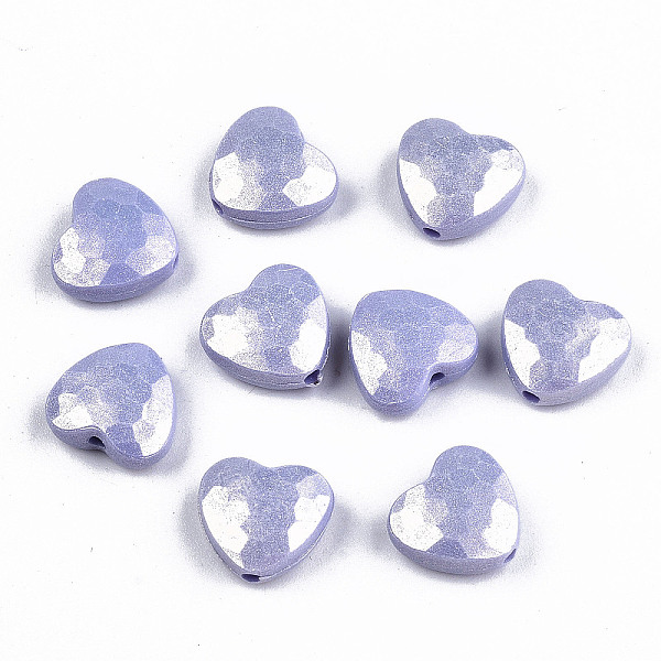 PandaHall Spray Painted Acrylic Beads, Rubberized Style, Faceted, Heart, Medium Slate Blue, 10.5x11.5x5mm, Hole: 1.5mm, about 1350pcs/500g...
PandaHall Spray Painted Acrylic Beads, Rubberized Style, Faceted, Heart, Medium Slate Blue, 10.5x11.5x5mm, Hole: 1.5mm, about 1350pcs/500g...