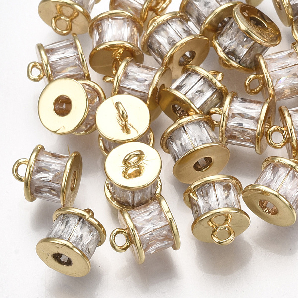 PandaHall Brass Cubic Zirconia Charms, Column, Clear, Real 18K Gold Plated, 7x6.5mm, Hole: 1.2mm Brass+Cubic Zirconia Column Clear
PandaHall Brass Cubic Zirconia Charms, Column, Clear, Real 18K Gold Plated, 7x6.5mm, Hole: 1.2mm Brass+Cubic Zirconia Column Clear
