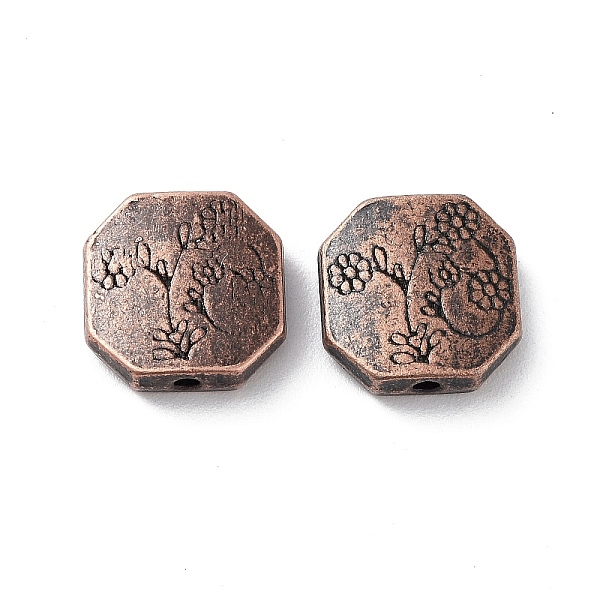 PandaHall Tibetan Style Alloy Beads, Cadmium Free & Lead Free, Hexagon with Flower, Red Copper, 11x11x3.5mm, Hole: 1.4mm, about 492pcs/1000g...
PandaHall Tibetan Style Alloy Beads, Cadmium Free & Lead Free, Hexagon with Flower, Red Copper, 11x11x3.5mm, Hole: 1.4mm, about 492pcs/1000g...