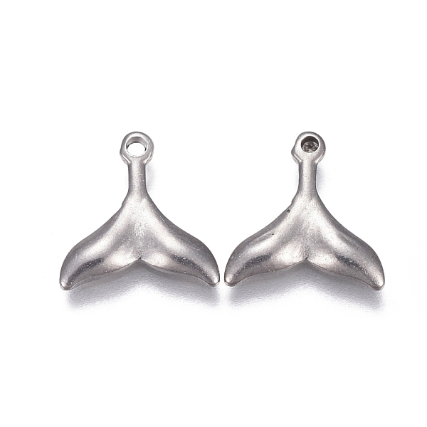 PandaHall 304 Stainless Steel Pendants, Whale Tail Shape, Stainless Steel Color, 11x11x1.5mm, Hole: 1.2mm 304 Stainless Steel Others
PandaHall 304 Stainless Steel Pendants, Whale Tail Shape, Stainless Steel Color, 11x11x1.5mm, Hole: 1.2mm 304 Stainless Steel Others