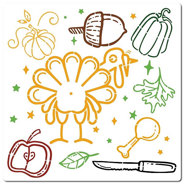 PandaHall PET Plastic Drawing Painting Stencils Templates, Square, White, Leaf Pattern, 30x30cm Plastic Vegetables White
PandaHall PET Plastic Drawing Painting Stencils Templates, Square, White, Leaf Pattern, 30x30cm Plastic Vegetables White