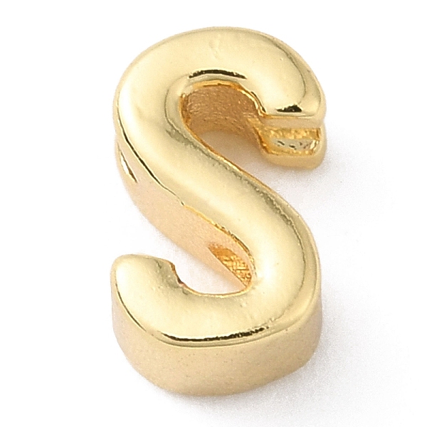 PandaHall Rack Plating Brass Slide Charms, Cadmium Free & Lead Free, Real 18K Gold Plated, Letter, Letter S, 8x5x3.5mm, Hole: 1.5mm and...
PandaHall Rack Plating Brass Slide Charms, Cadmium Free & Lead Free, Real 18K Gold Plated, Letter, Letter S, 8x5x3.5mm, Hole: 1.5mm and...